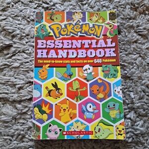 Pokemon scholastic 2012 essential hand book to 640 pokemon book